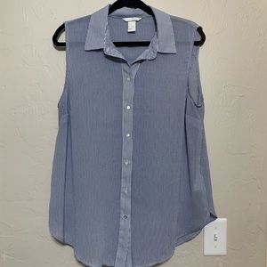 H&M Button Down Tank Top Size 14